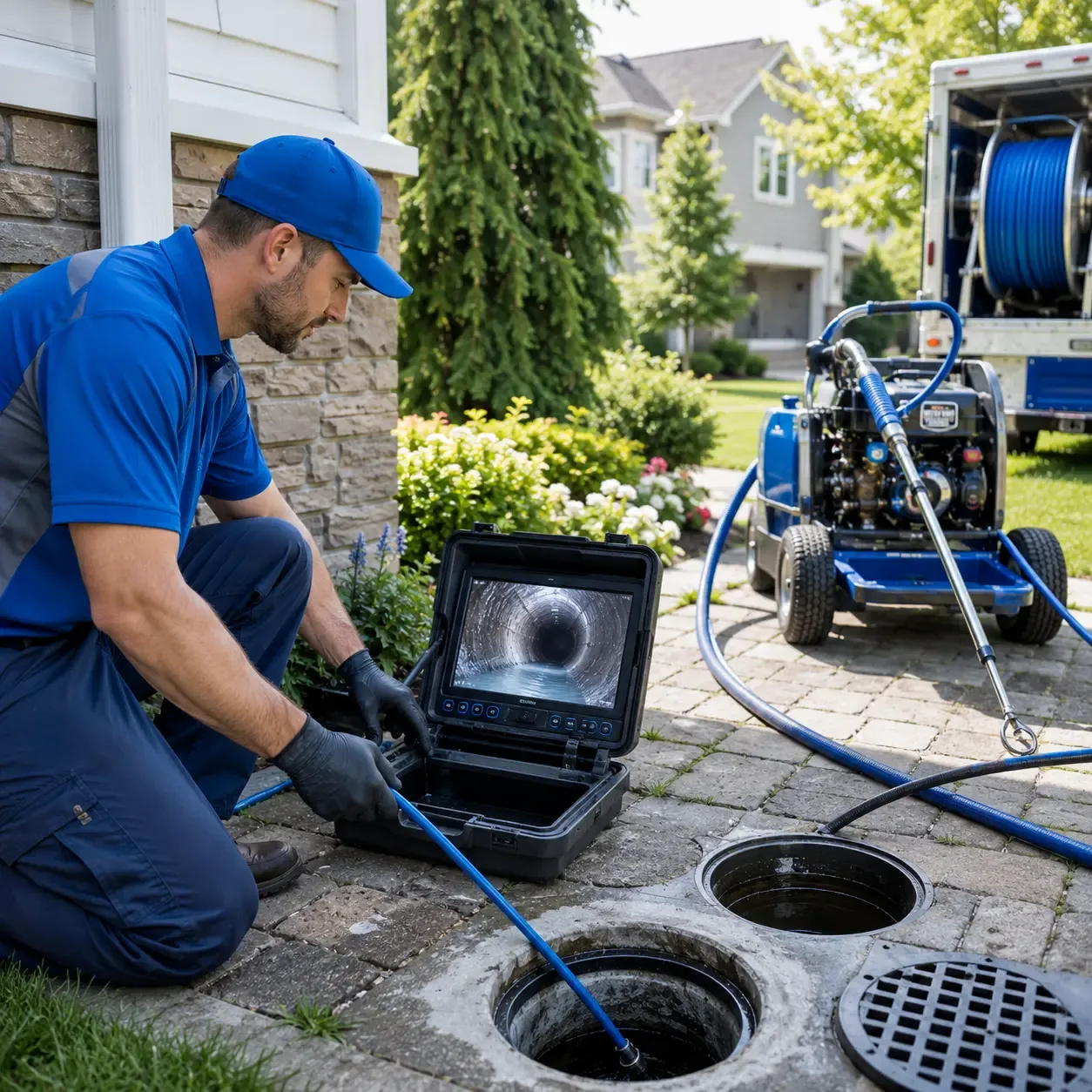 Outdoor drain cleaning professionals serving Minford, OH