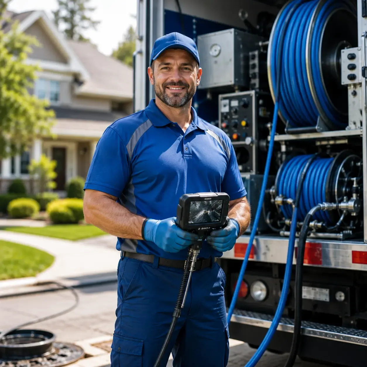 Local outdoor drain cleaning specialists in Minford, OH